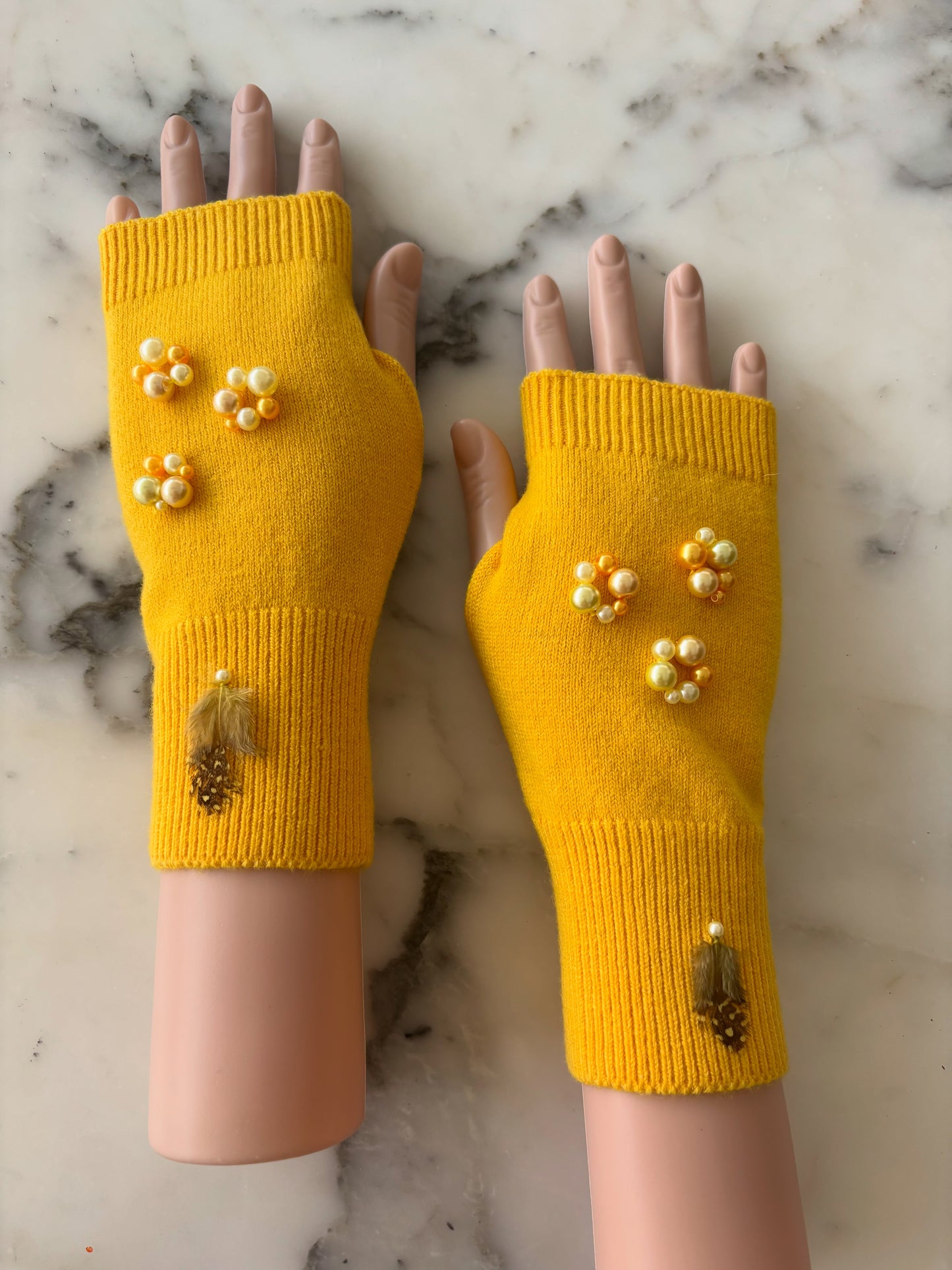 Cashmere Fingerless Gloves